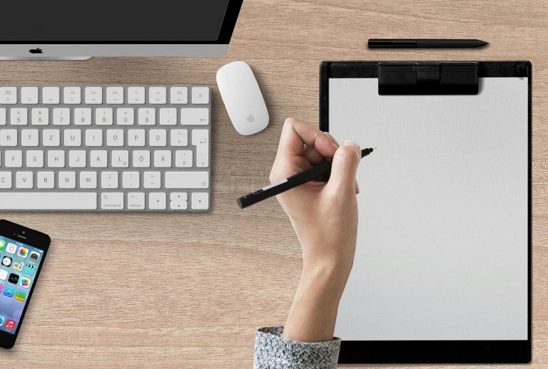 writing pad, hand, clipboard